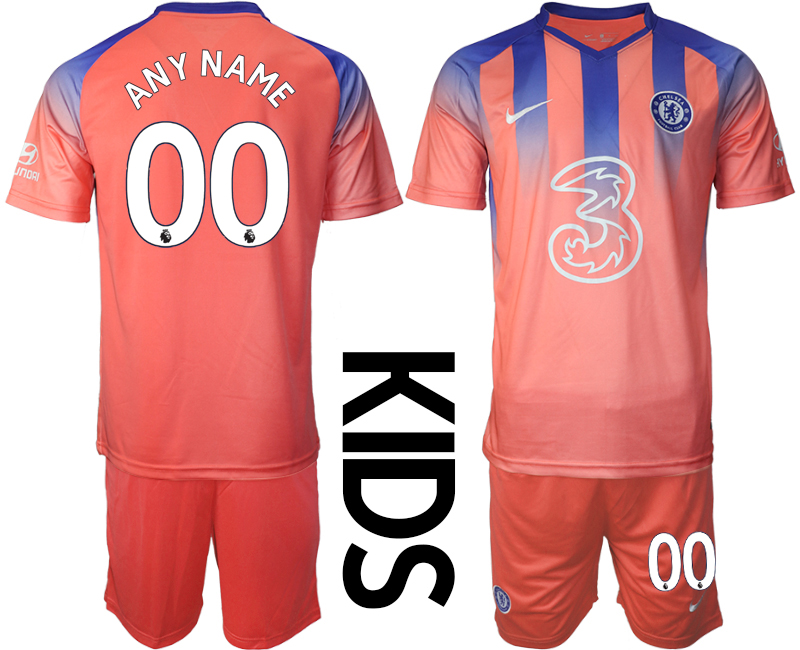 2021 Chelsea FC away Youth any name soccer jerseys->youth soccer jersey->Youth Jersey